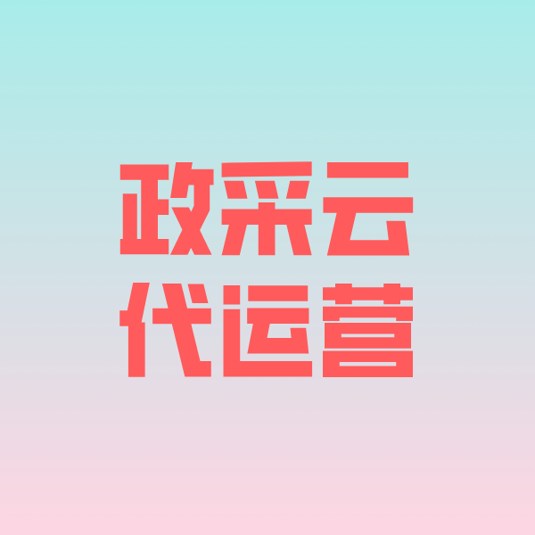 睢宁政采云代运营